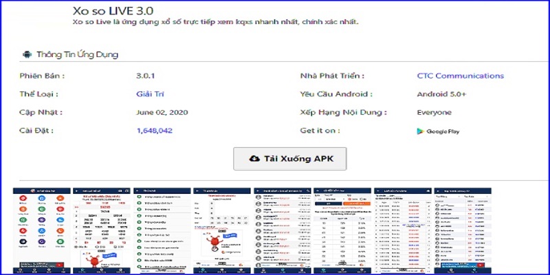 Xổ Số Live 3.0 trên mobile