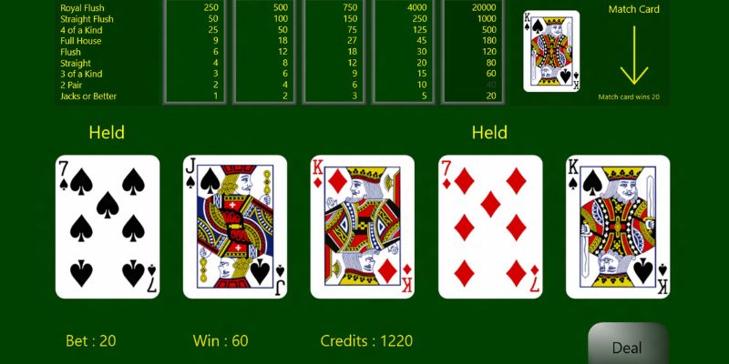 Draw Poker là bàn đạp để người chơi tiến tới biến thể phức tạp hơn